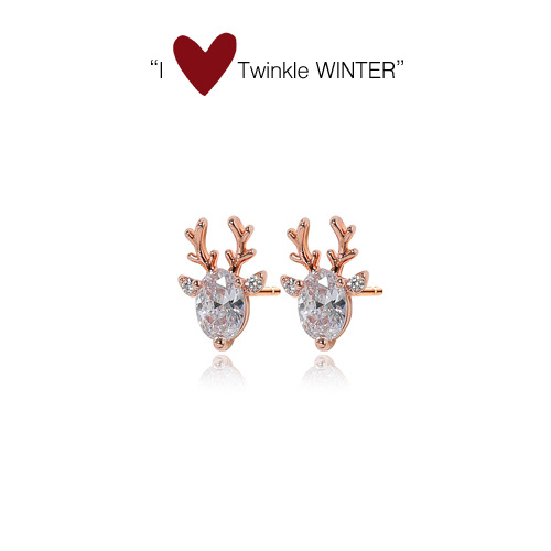 EA07041_NO3920엔켈 루돌프 큐빅이어링♥Twinkle winter Colletion♥